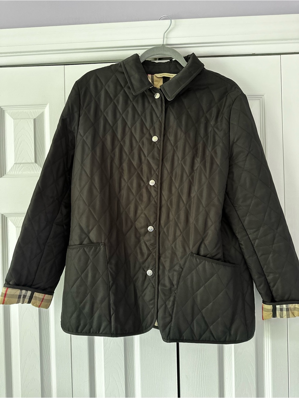 Burberry Black Quilted Jacket